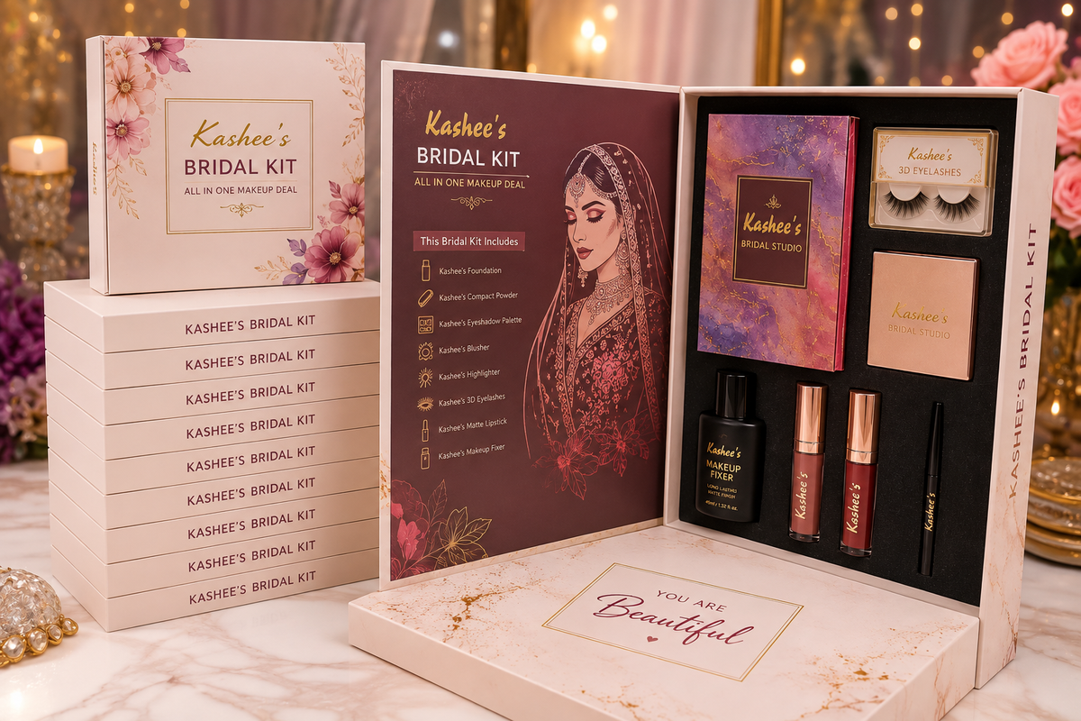 Kashee's Bridal Kit Studio Limited Time Offer All Makeup In Deal